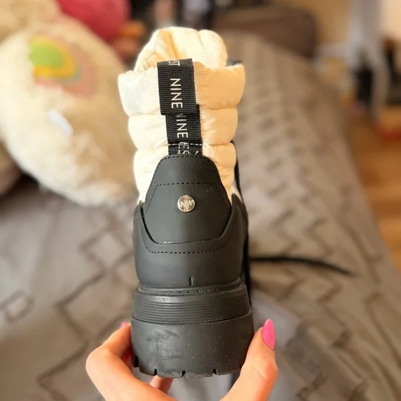 Nine West Monochrome High-Top Sneakers - Picture 8 of 13